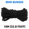 10m x 8mm Elasticated Rope/Bungee/stretchy Shock Cord for tying down