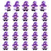 Tinoaly 25pcs Lavender Mini Gnomes, Lavender Gnomes Decor Purple Dwarf