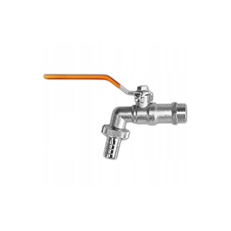 Geka Male Thread PN 10 1/2 Inch Brass Drain Valve