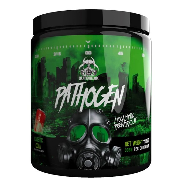 Pathogen Pre Workout - Energy Boosting Preworkout Powder, Energy Inducing Stimulants and Muscle Pump Evoking Compounds (25 Servings, Caustic Cola)