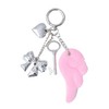 Wigo Angel Wing Keychain for Women, white