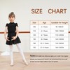 Dmwhsy 2 Pack Ballet Dress for Girls, Short Sleeve Gymnastics