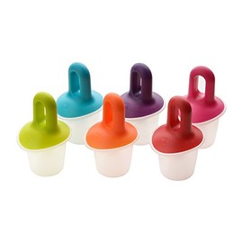 Premier Housewares Ice Lolly Moulds, Plastic, - Set of 6