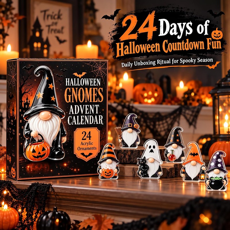 Calendario de Adviento Halloween 24 Días – Caja Sorpresa de