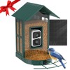 SOLIOM SOLIOM BF08- Metal Solar Bird Feeder Camera with AI