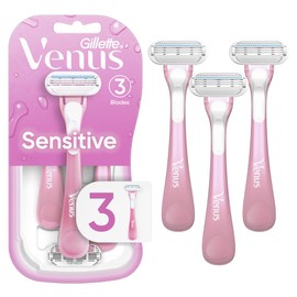 Gillette Venus Gillette Venus Sensitive Women's Disposable Razors - Single Package of 3 Razors