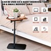 C Table End Table Adjustable Height,Laptop Table for Couch、Bed、Reading Nook,C