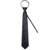 DiBanGu Mens Adjustable Zipper Ties, Woven Paisley Striped Plaid Necktie