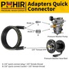 POHIR 8FT Pressure Washer Whip Hose 4800psi 3/8'' Steel Wire