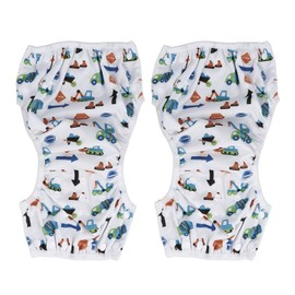2PCS Baby Swim Diapers Soft Breathable Waterproof Adjustable Leakproof Swim Pants for Infants Toddlers B07