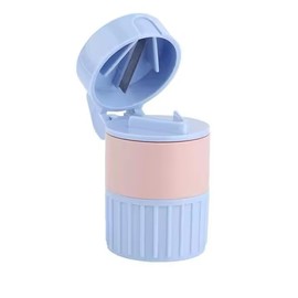 Pillenschneider 4 in 1 – Tablettenpulver, Divider, Schneider und Behälter – Hochwertiger Pill Crusher für Senioren, Kinder, Haustiere – tragbar und einfach zu bedienen