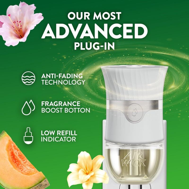 Air Wick Plug In Scented Oil Refill,Summer Delights, 10 ct