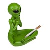 MIK Funshopping Alien Ashtray, Smoking Ashtray (Alien in Yoga Pose)