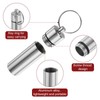 sourcing map 2 Pcs Metal Toothpick Holder, Reusable Toothpick Case