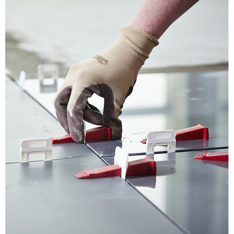 Perfect Level Master 300pcs T-Lock Tile Leveling System Wedges Kit