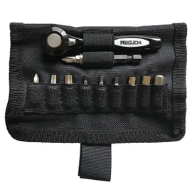 NOGUCHI KM-923C Handle Ratchet Set, Storage Case, Black, Small