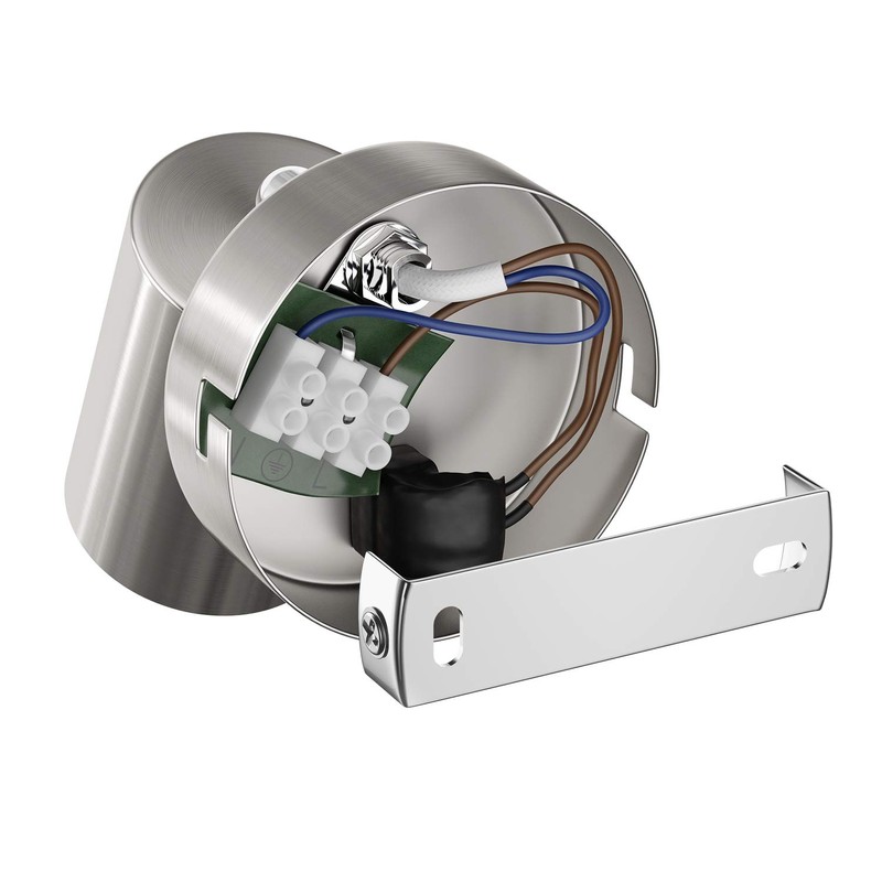 ledscom.de Wall Spotlight WAIKA Switch Chrome matt + LED lamp