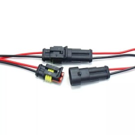 Unbranded 2/3Pin 15Kits Harness Connector - Automotive Wire Quick Disconnect