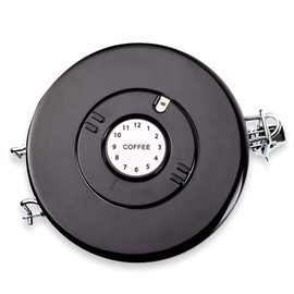 Schramm® Coffee Canister 1500 ml in 10 Colours with Dosing Spoon Height 15 cm Coffee Canisters Stainless Steel Colour: Blue