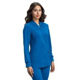 KOI Basics - Chaqueta para mujer ultra cómoda que absorbe la humedad, Royal, L