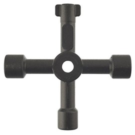 AB Tools 4 Way Utility Service Key Gas Water Electric Meter Bleed Bleeding Radiators