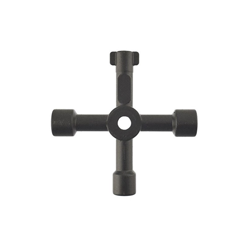 AB Tools 4 Way Utility Service Key Gas Water Electric