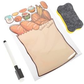 STOBOK 1set Erasable Refrigerator Message Board Magnetic Whiteboard for Schedule Planning List Making Daily Reminders Easy to Clean Reusable Memo Board for Kitchen Family Organization