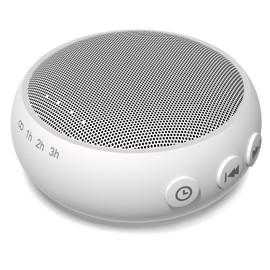 SoundMe SoundMe Mini Sleep Sound Machine 30 Soothing Natural Sounds with 36 Volume Control Pink Brown Noise Machine Compact Size Travel White Noise Machine for Baby Kid Adults Powered by AC or USB Sleep Timer