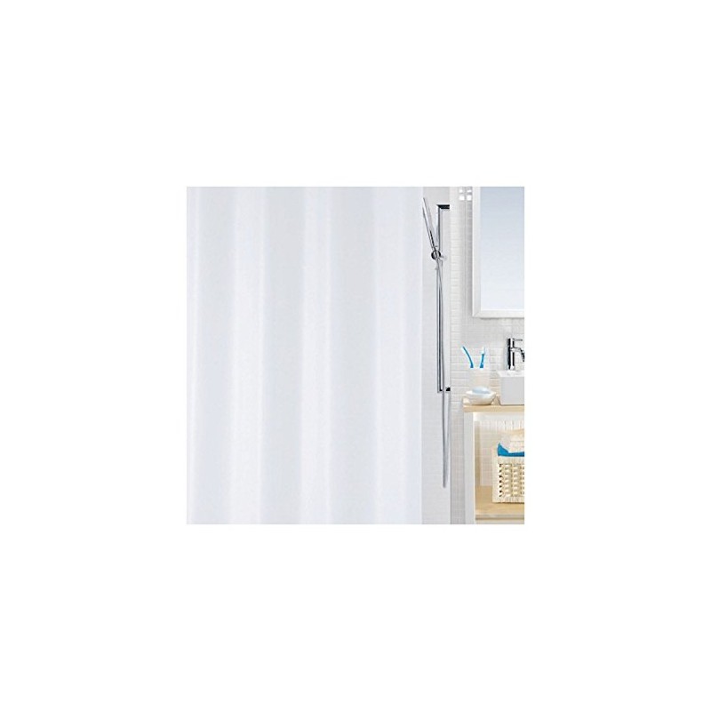 Spirella Bio PEVA Plastic Shower Curtain, 120 x 200 cm,