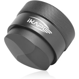 IKAPE Coffee Products, 58MM Coffee Distributor, Adaptive Espresso Distributor Fits All 58MM Espresso Portafilter, Compatible with 58MM Delonghi Bottomless Portafilter(Deep Black)