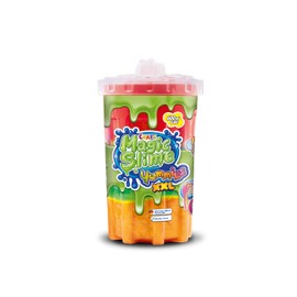 CRAZE Magic Slime YUMMIES XXL, Children's Slime in Neon Colours, Colour Mixes with Various Suction Characters - Slime Set in 600 ml Tin, Colourful Children's Slime Residue-Free