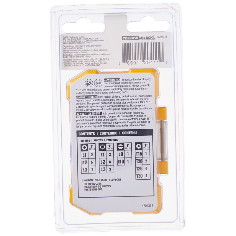 DEWALT DWAX100 Screwdriving Set, 31-Piece