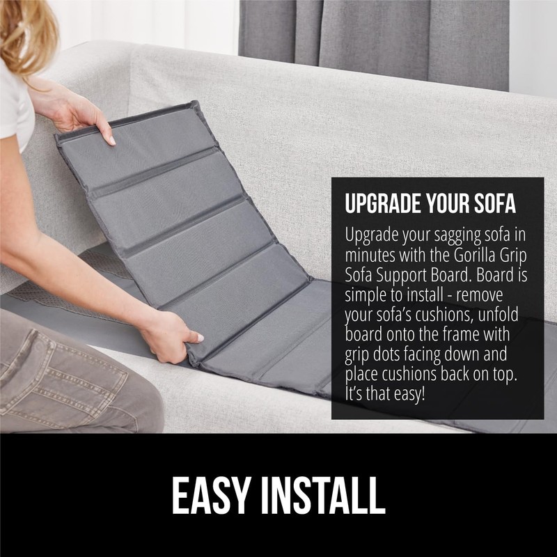 GORILLA GRIP Heavy Duty Couch Cushion Support Board to Fix