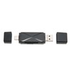 3 in 1 USB Storage Card Reader USB C USB