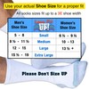 Loose Fit Stays Up Men's and Women's Medical Socks (Pack