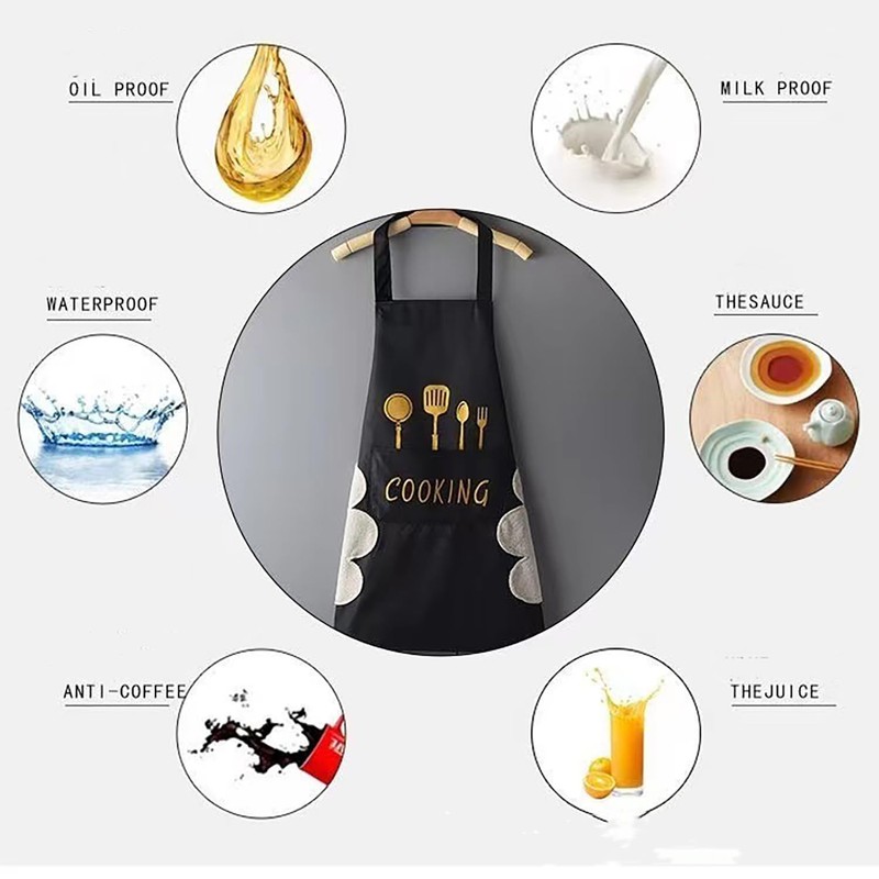 Hand erasable aprons on both sides, Oil and Water Resistant