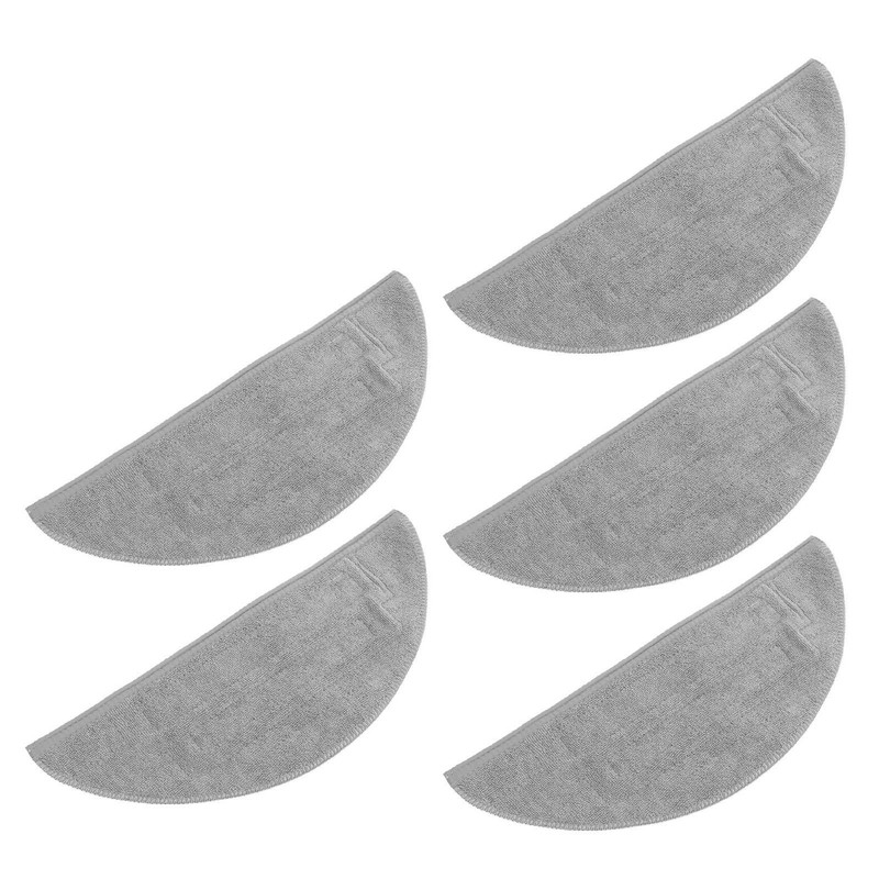 5Pcs Replacement Mop Pads Microfiber Mopping Cloth for Roborock S8
