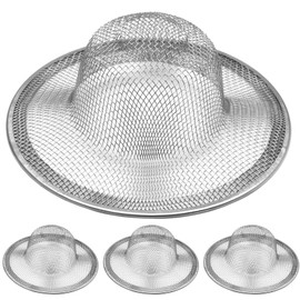 BokWin 4PCS Mesh Sink Strainer，4.5 inch Top / 2.44 inch Stainless Steel Slop Basket Filter Trap for Kitchen Drain Basket