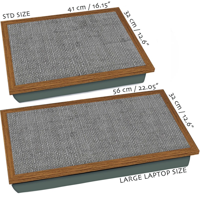 Linen 72 LAP TRAY: Bean Bag Cushioned Laptop Desk, Padded