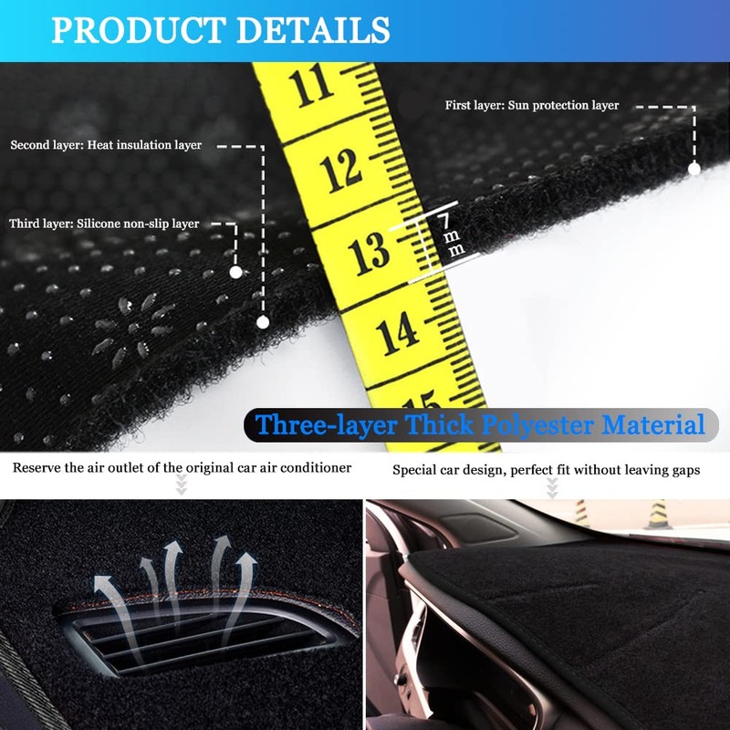YOFAMO Funda para salpicadero de Honda Civic de 10ª generación