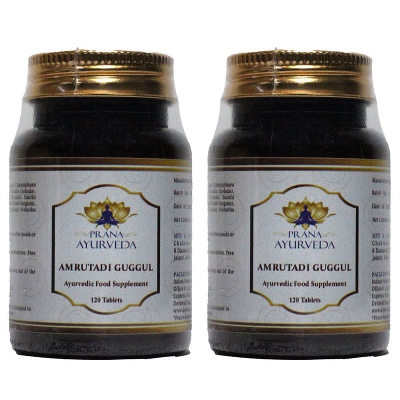 Prana Ayurveda AMRUTADI GUGGULU - 120 Tablets - Traditional Ayurvedic