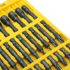 35Pcs Screwdriver Bit Set Magnetic S2 Steel 1/4in Hex Shank