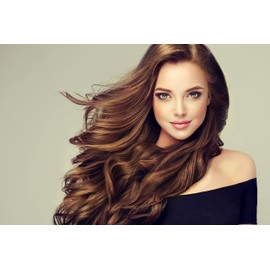 Manicare Hair Bands, Pack Of 12 Brown Bobbles, Ponytail Holder, Snag Free Elastic Hair Ties, Metal Free No Damage Gentle On The Hair, Thick Bands Suitable For All Hair Types