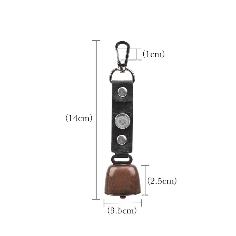Bear Bell with Noise Cancelling Function, Storage Bag Included, For