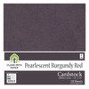 Pearlescent Burgundy Red Cardstock - 12 x 12/30.5cm x 30.5cm