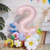 Number Balloons Pink 40 Inch Light Pink Number 0 Balloons