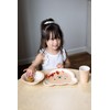 Pearhead Bear Baby Feeding Set - Includes Plate, Bowl, and