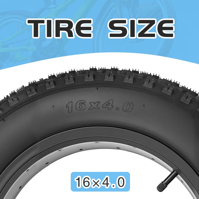 ZUKKA 16 x 4.0 E-Bike Tire Fat Tire High Performance