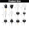 12 Pack Ignition Start Key Kit, Replacement Excavator Key Start