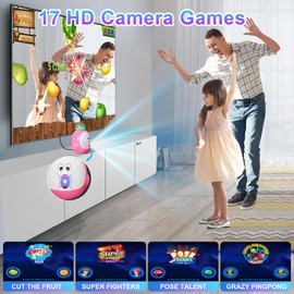 TV Game Console with 100+ Games, 2 Wireless Controllers, HDMI Plug & Play - Includes 30 Sportsgame & 17 AR Games - Birthday Christmas Xmas Gifts for Girls Boys , Age 3+